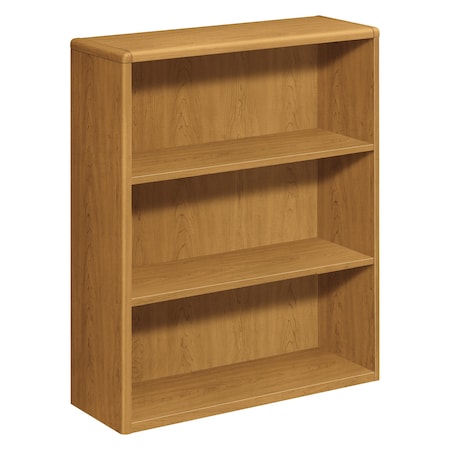Hon Wood Bookcase, Three Shelf, 36w x 13 1/8d x 43 3/8h, Harvest H10753.CC